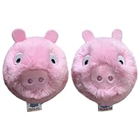 TY Peppa Pig and George Pig Bouncy Balls 2-Piece Set – Soft Plush Toys for Kids – Collectible Cuddly Plushies – Stuffed Bounce Toy Gift for Boys & Girls