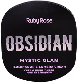 Iluminador e Sombra Cream Mystic Glam Obsidian Ruby Rose Pearl