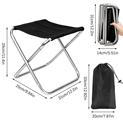 2Pcs-Portable-Mini-Folding-Camping-Stool-Lightweight-Camp-Chair-for-Fishing-Hiking-Compact-Collapsible-Travel-Footstool-for-Outdoor-Beach-Backyard-LawnPicnic-with-Carry-Bag-Large