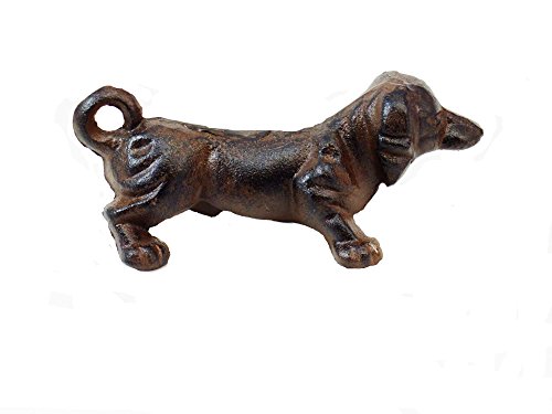 Teckel chien butée de porte fonte cale porte sol vintage