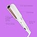 Conair Double Ceramic Flat Iron, 1½-inch Flat Iron, 5 Heat Settings Up to 410°F, Extra-Wide Floating Plates, For All Hair Types and Textures, White
