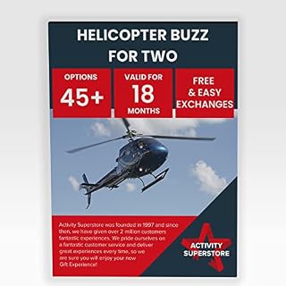 Activity Superstore Helicopter Buzz for Two, Experience Day Gift Voucher, Available at 45+ UK Locations Nationwide