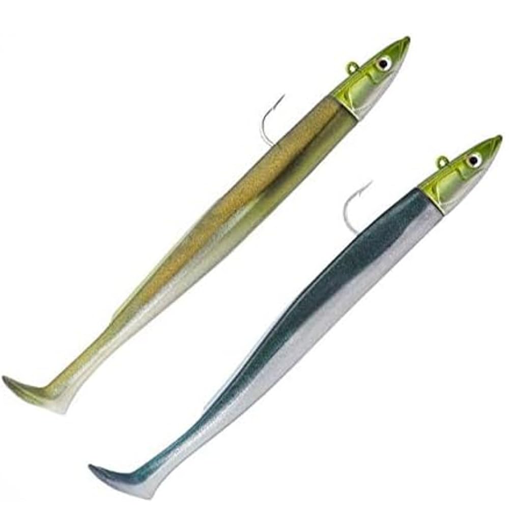 FIIISH - Crazy Paddle Tail - 15 cm - Double Combo Off Shore 20G - Kaki - Bleu Nacre - Cpt1226