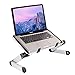 Produktbild AYADA Höhenverstellbar Notebook Laptop Ständer, Ergonomisch Buchständer Leseständer Laptopständer Faltbar Laptoptisch 360°verstellbar, Aluminium Adjustable Laptop Stand für Tisch Bett Sofa (Schwarz)