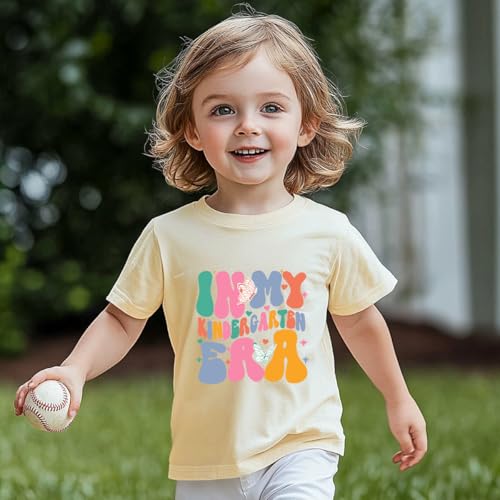 Rollin Into Kindergarten Shirt Toddler Kids 1st Day of Kindergarten Shirt Back to School Boys Girls Outfit 3-7 Years3