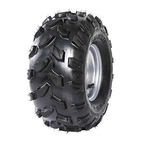 2Pcs 19x7-8 Front and 2Pcs 18X9.5-8 Rear Tubeless Wheel Tire With Rim for ATV Go Kart Quad Bike 4 Wheelers