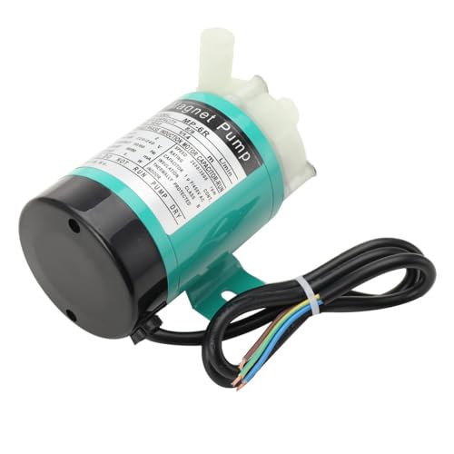 SUDEG Magnetpumpe, Kreiselpumpe,Bierpumpe,Magnetic Brewing Bierpumpe Magnetisch gekoppelte, lebensmittelechte Mini-Kreiselpumpe für Chemie und Reinanwendungen, 8L/min,MP-6R