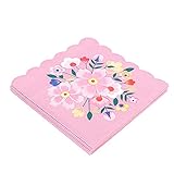 Almeigrity 8 Piezas 24,5x24,5 cm Hermosa Servilleta Desechable Vajilla de Papel de Seda para Fiesta Boda