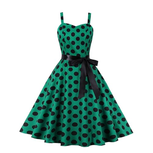 Robe longue à pois rétro la solution fraîcheur contre la chaleur