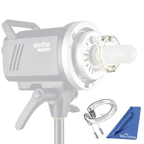 GODOX 300Ws Flash Tube Replacement Bare Bulb Suitable for Studio Flash MS200 MS300 MS200V MS300V