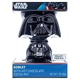Darth Vader Goblet with Hot Chocolate Mix, Star Wars Mug and Cocoa Set, Birthday Gifts, 1 Ounce Packet
