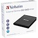 VERBATIM 53504 DVD Recorder, USB 2.0, 8x/6x/24x, Slimline Portable, schwarz, M-DISC, Retail