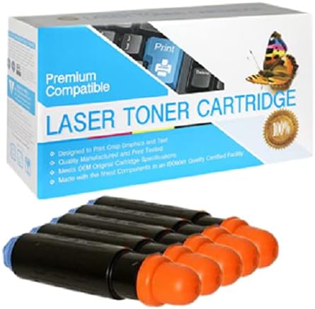 Compatible Toner Cartridge Replacement for Canon GPR-15 / GPR15 / 9629A003AA (Black,5 Pack)