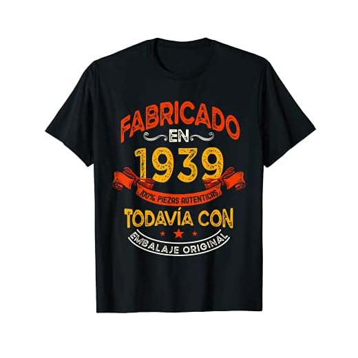 Fabricado En 1939 Regalo 82 Años Cumpleaños Hombre Mujer Camiseta