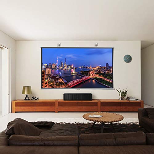 ExquizOn 100 Pollici Telo per Proiettore 16:9 Full...