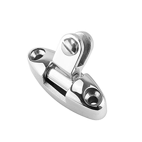 Barco de montaje superior giratoria cubierta de la bisagra ajuste universal de acero inoxidable con almohadilla de goma del Marina Yacht Accesorios Hardware Kayak Pesca Rafting Esquí Camping Playa Acc