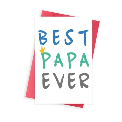 Happy Fathers Day Card Gift for Papa, Unique Papa Gift from Daugh...