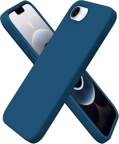 Image of DIZORO Compatible with iPhone 17e / iPhone 16e Case 6.1 inch Liquid Silicone 3 Layers Full Covered Soft Gel Rubber Phone Case,Shockproof Protective Cover with Anti-Scratch Microfiber Lining-Cosmos