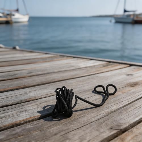 Corde d'amarrage double 1,6 cm nylon pour ancrage bateau kayak et rafting