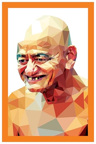 Image of ANUKRATI GRAPHICS Jain Acharya Vidyasagar ji Portrait Poster, 12x18 | Matte Finish, 300 GSM Paper, Multicolor
