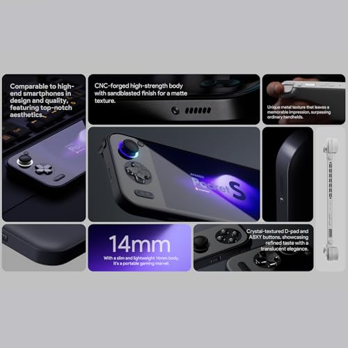 Image of AYANEO Pocket S Android Gaming Handheld with Snapdragon G3x, 16GB RAM, 1TB Storage, 6″ 1080P IPS Touch Display, Android OS - Ultimate Classic Gaming Handheld
