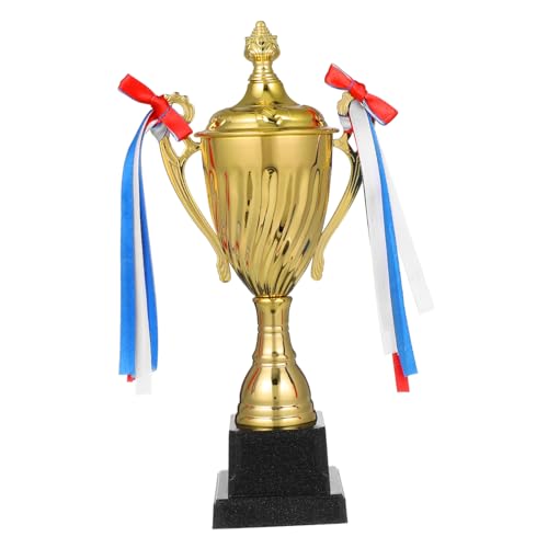 GAROZATION Championship Trophy Cup Engraved Winner Trophy Metal Construction Sports Award Elegant Decor for Events
