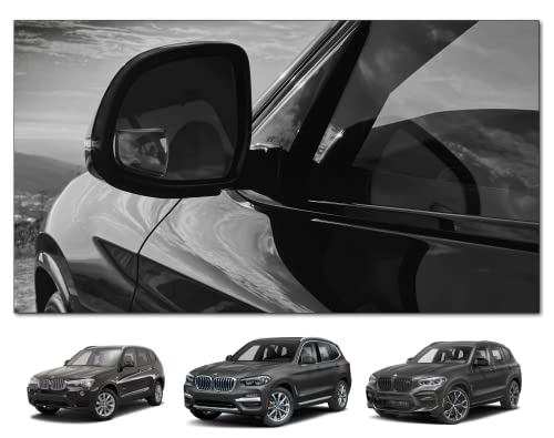NXTGEN AUTOMOTIVE Blind Spot Mirrors- Compatible with BMW X3 Extended View - 2 Piece Set (Left & Right)