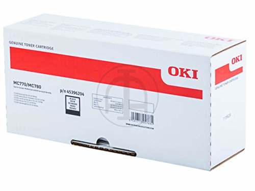 Toner noir OKI original 45396204 pour éviter les pannes de bureau sur MC 770