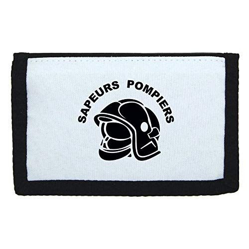 Portamonete Scratch Portafoglio Casco Pompiere taglia unica 2 Pieghe bianco