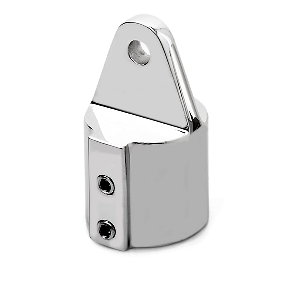 YushiTrading Raccord d'auvent de Capuchon supérieur de Bimini de Bateau de 25,6 mm, extrémité à œil Externe en Acier Inoxydable Marin, Acier Inoxydable 316 Robuste pour Tube Rond de 25 mm