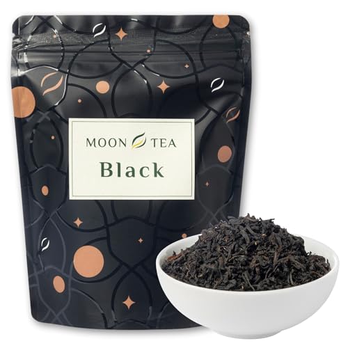 MoonTea Té Negro Ceylon OP – Hojas Enteras Orange Pekoe – Té Negro de Sri Lanka – Aroma Vivo y Especiado – Sabor Pleno y Equilibrado – 50 g