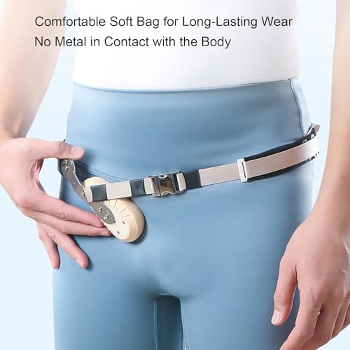 Faja para Hernia para Mujeres y Hombres, Soporte Inguinal Ajustable, Acero Inoxidable 304 (Grande) miniatura 4