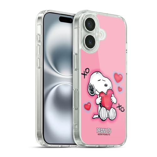 Coque iPhone 16 Peanuts Snoopy antichoc militaire avec aimant MagSafe