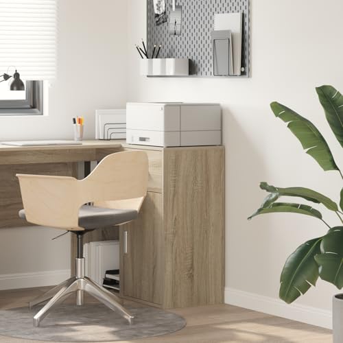 Snsowed Armario de Almacenamiento de Roble Sonoma Roble Sonoma MDF Mediano, Armarios Dormitorio, Armario Ropero, Roperos De Dormitorio, Armario para Habitación - 869548