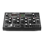 Vonyx STM2290 8-Channel Bluetooth DJ Audio Mixer with USB MP3 Player, Built-in Sound Effects, 5-Band Stereo Equalizer & Microphone Input
