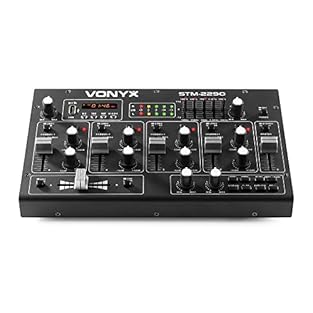 Stream music effortlessly from your smartphone, tablet or laptop straight to the STM2290 mixer, using built-in Bluetooth connectivity-ideal for DJs needing cable-free audio flexibility. Create a vibrant performance with eight selectable audio effects...