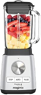 Magimix Blender Power 4 | Quiet Mark Approval | Metal/Glass | 1300W | 1.8L | Satin | 11630