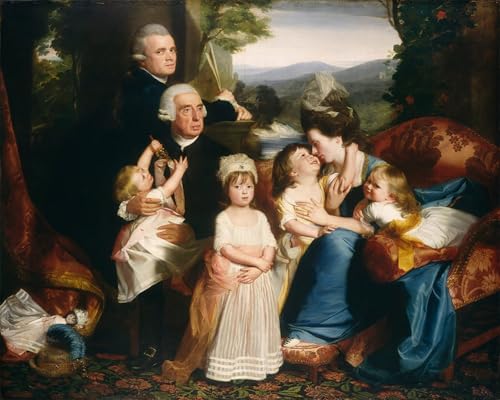 Toile la famille Copley Singleton Copley Pour Rompre la Monotonie d'un Bureau