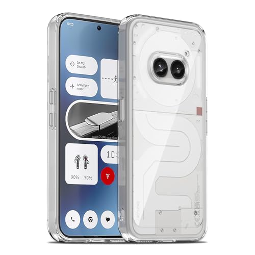 Liisooka Case for Nothing Phone 2a/2a Plus, Military Grade Drop Protection Phone Case, Yellowing Resistant, Anti-Scratch Hard PC Back, Shockproof Hard Ultra-Thin Protective Cover, Clear