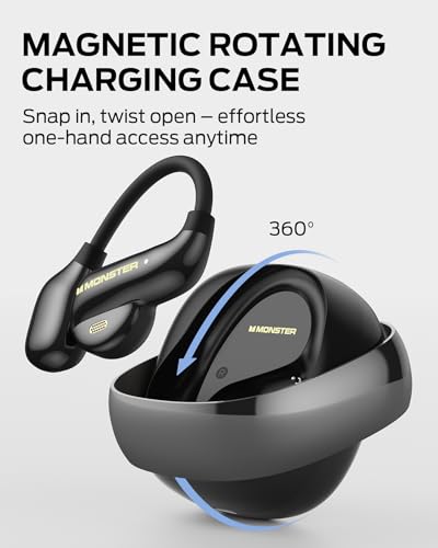 Image of Monster Open Ear AC390 Headphones, Bluetooth 6.0