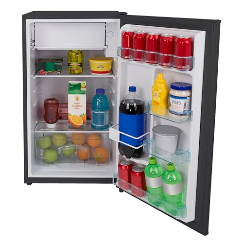Avanti RM3316B Compact Refrigerator for Home Office or Dorm, with Reversible Door, Energy Star Rated Mini Fridge, 3.3-Cu.Ft, Black - Image 3