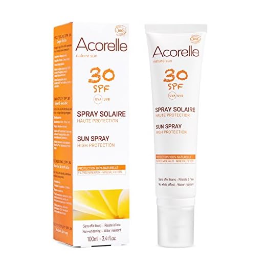 ACORELLE Spray Solaire Haute Protection SPF 30 - 100ml