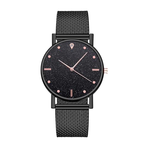 Relojes De Mujer De : Aleación Reloj De Para Mujer, Reloj Resistente Al Agua, Pulsera De Malla Brillante, Relojes Para Mujerr, Para Reuniones, Viajes, Viajes De Negocios, Cumpleaños, Exámenes,