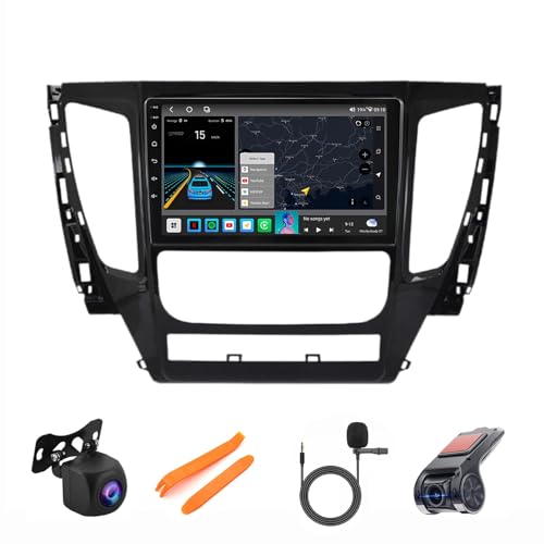 Autoradio Android 12 pour Pajero 2017 : écran 10 pouces et Bluetooth