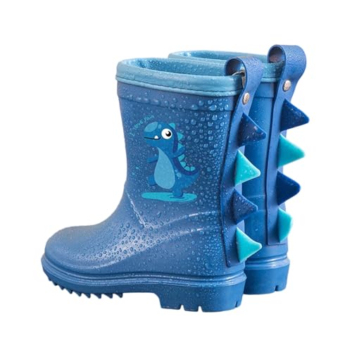 Generisch Leichte Gummistiefel Kinder Gummistiefel Kinder Mädchen Jungen Wasserdicht Barfuß Bequeme Regenschuhe wasserdichte Schuhe Regenstiefel rutschfeste Leichte 001 F, 29
