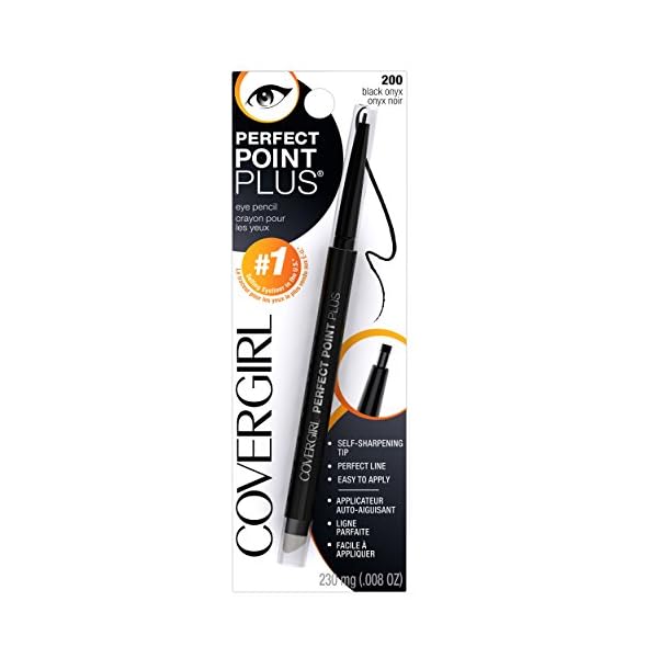 COVERGIRL-Perfect-Point-PLUS-Eyeliner-One-Pencil-Black-Onyx-Color-Self-Sharpening-Eyeliner-Pencil-Smudger-Tip-for-Blending-packaging-may-vary COVERGIRL Perfect Point PLUS Eyeliner, One Pencil, Black Onyx Color, Self Sharpening Eyeliner Pencil, Smudger Tip for Blending (packaging may vary)
