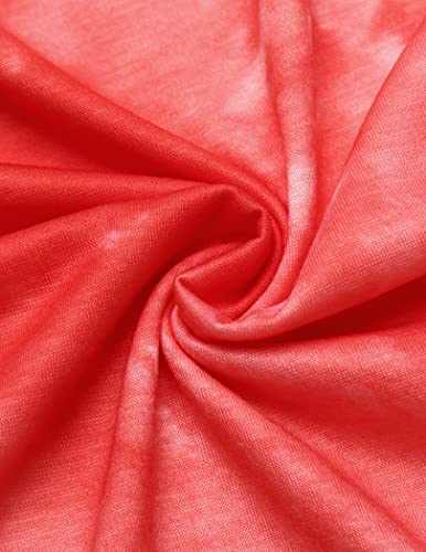 Ekouaer Womens Loungewear, 2 Piece Pajamas Set, Sleepwear, Red And White, Large #TOP2