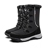 EINZIGARTIGES DESIGN & ALL MATCH! Diese Schneeschuhe haben ein klassisches und einfaches Design. Es eignet sich für alle Arten von Kleidung, wie Mäntel, Daunenjacken, Hosen, Röcke usw. Egal welche Art von Kleidung Sie mögen, Sie werden nichts falsch machen.