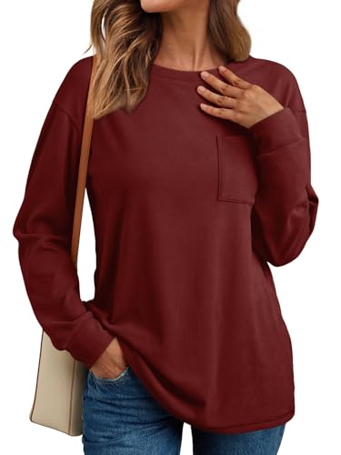 Image of AUTOMET Womens Long Sleeve T Shirts Crewneck Sweatshirts