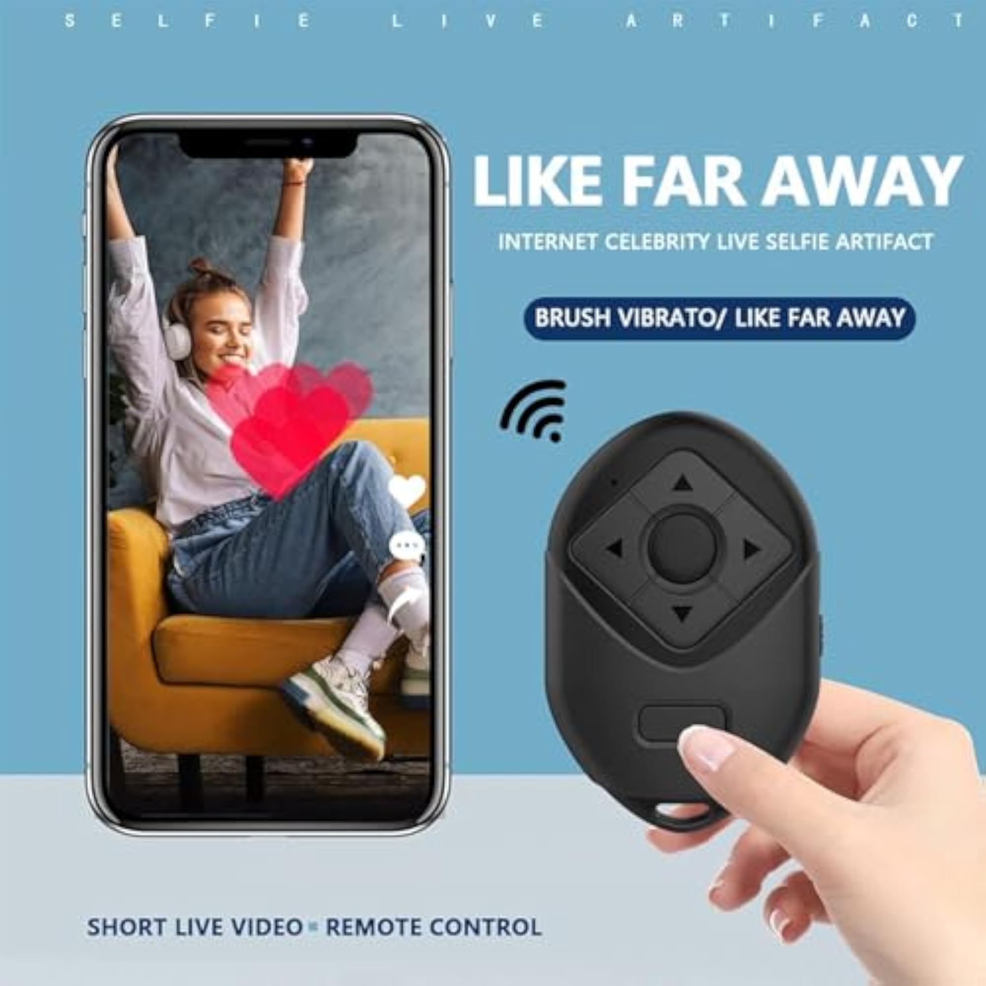 Bluetooth Scrolling Page Turner & Remote Control